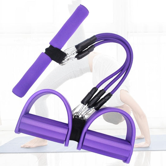 Pedal Tension Device with Three-Tube Removable Foot Stretch Rope - kenchinsmart